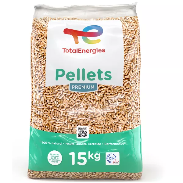 3 Paletten Pellets von TOTALENERGIES