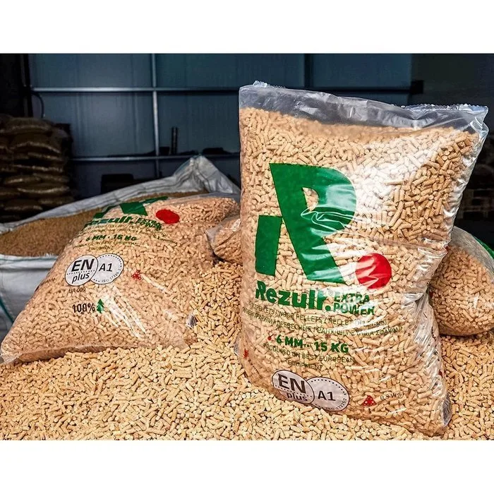 REZULT Premium Holzpellets ENplusA1, 70 x 15kg Palette